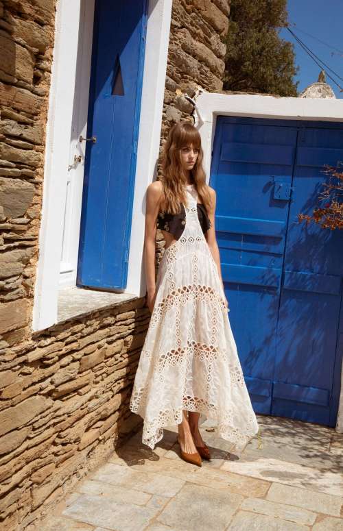 HEAVEN DRESS | CROCHET PINAFORE DRESS