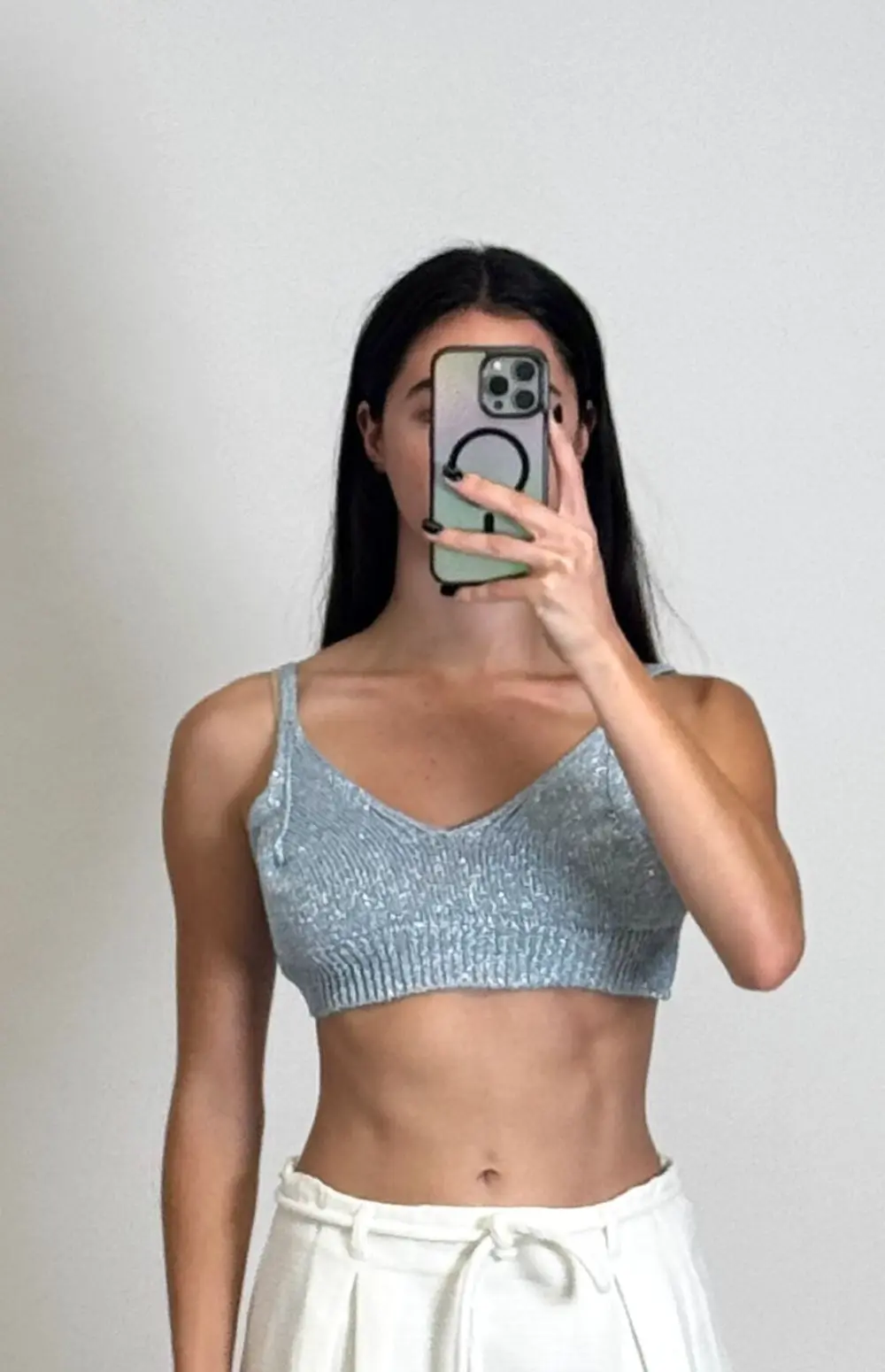 KNIT CROP TOP