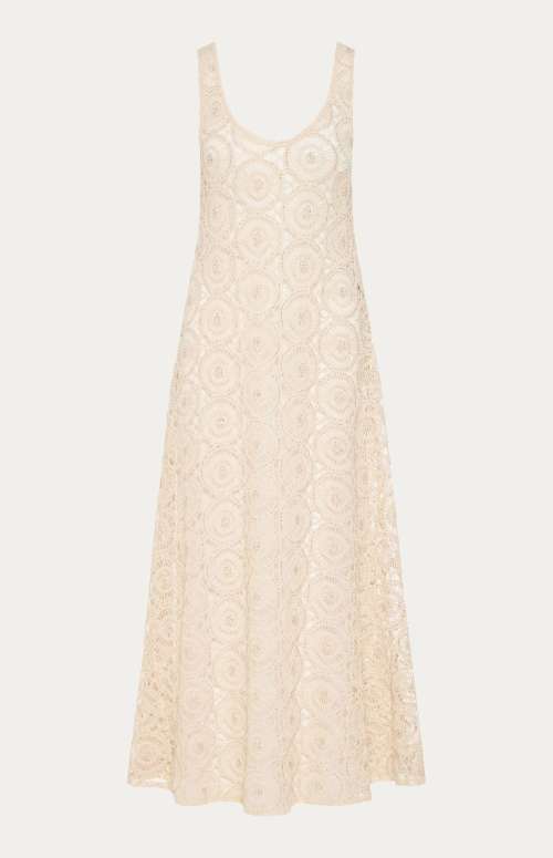 YSELLA DRESS | CROCHET BEADED