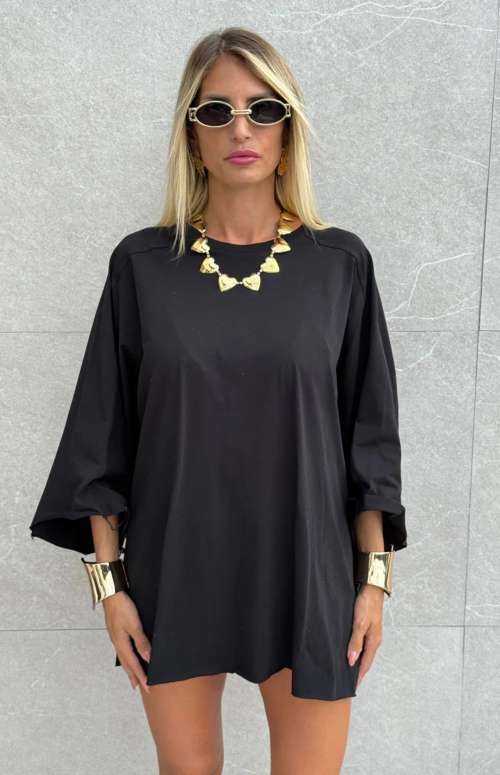 T-SHIRT WITH 3/4 SLEEVE