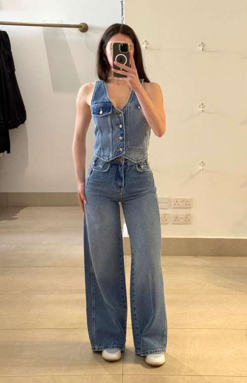 CO-ORD DENIM | VEST & BAGGY JEANS