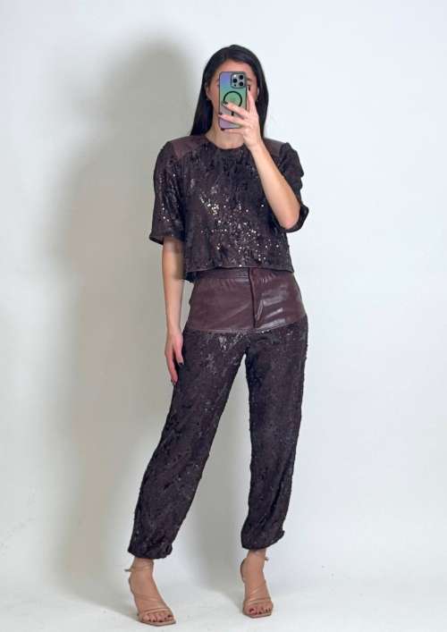 CO-ORD SEQUIN | BLOUSE & PANTS