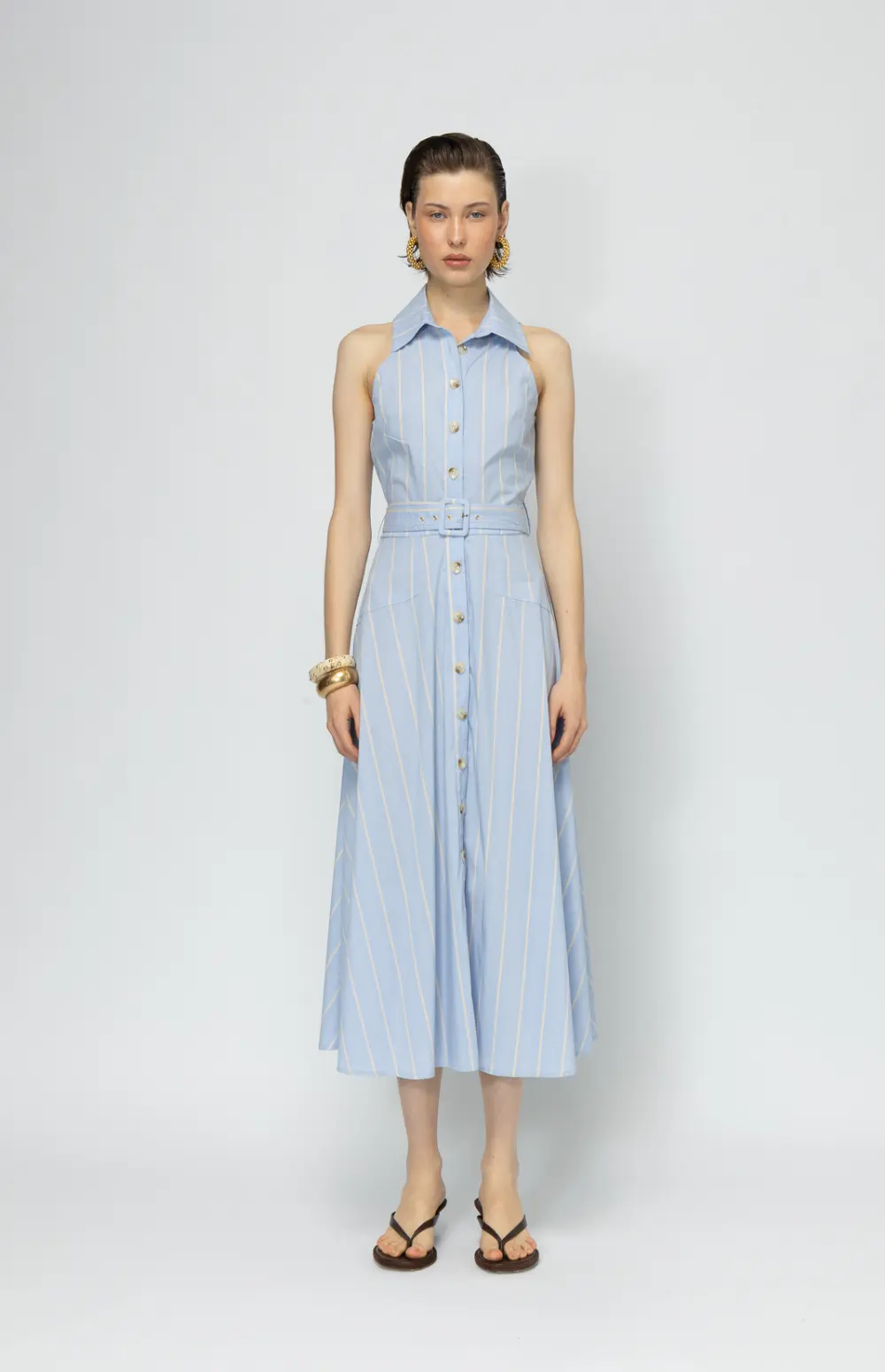 ANISA LIGHT BLUE DRESS