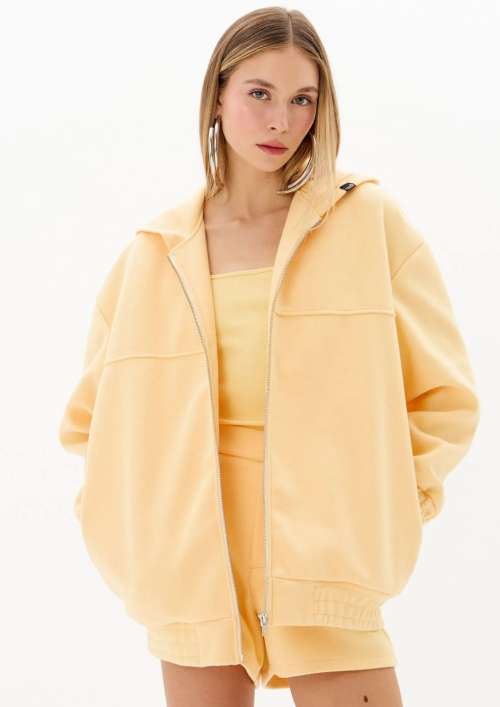 OVERSIZED HOODED COAT