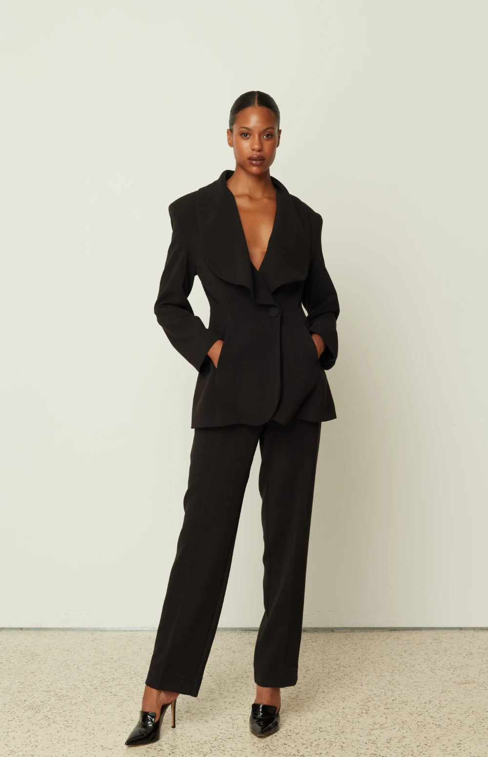 CO-ORD TAILORED JACKET & STRAIGHT PANTS