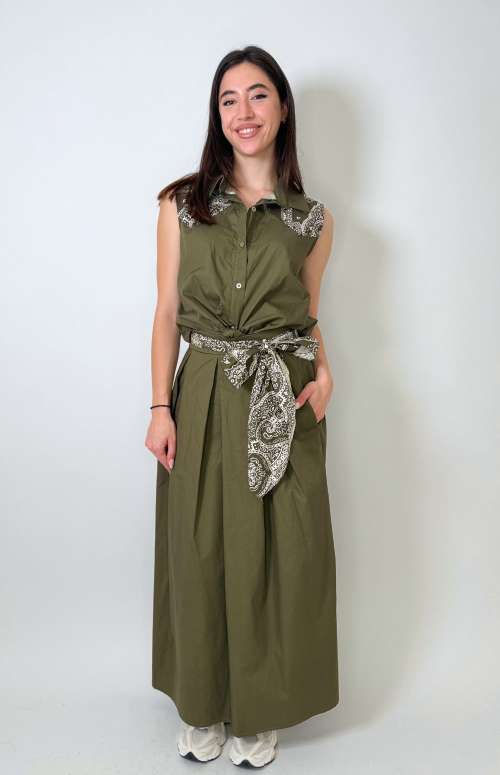 CO-ORD BANDANA DETAIL | SHIRT & SKIRT
