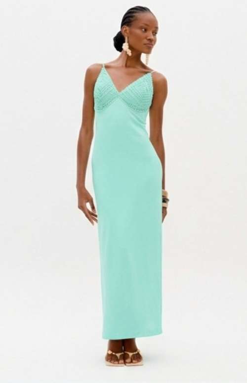 DRESS WITH CROCHET DETAILS