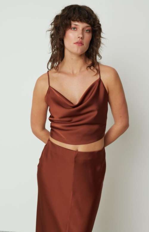SATIN TOP