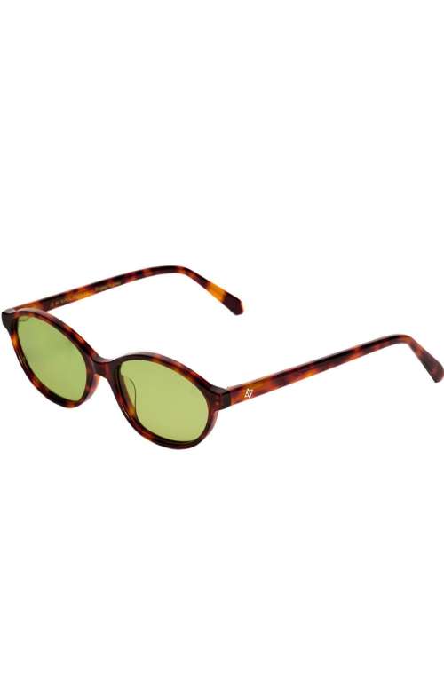 VERA BROWN/GREEN SUNGLASSES