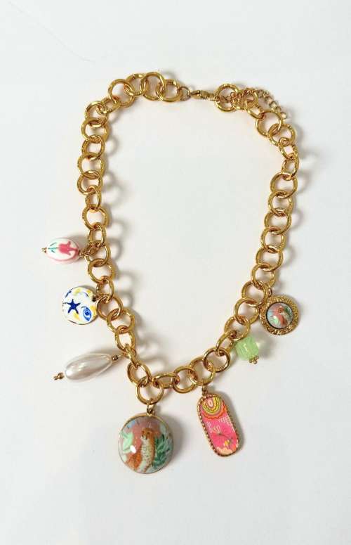 SUMMER NECKLACE WITH CHARMS