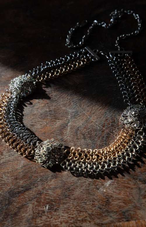 ANACA BELT | STONE EMBELLISHED BUCKLED CHAIN