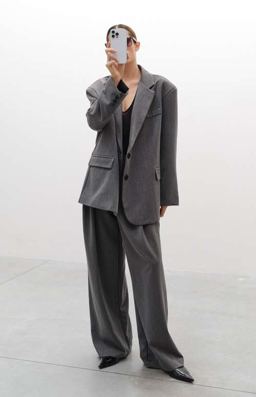 OVERSIZED BLAZER | GREY