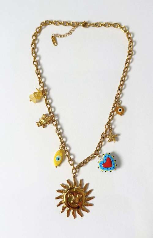 SUMMER NECKLACE WITH CHARMS