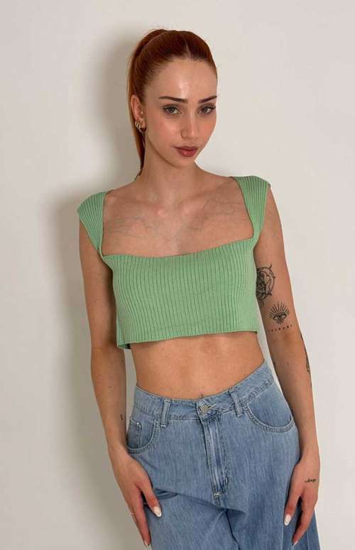 CROP TOP | GREEN