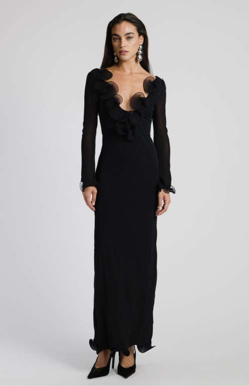 LONG SLEEVE DRESS BLACK