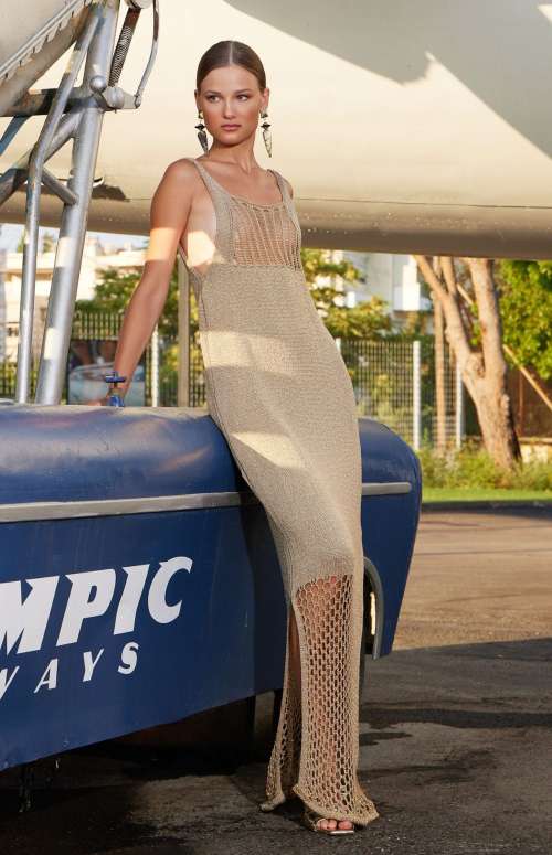 MAXI KNITTED DRESS