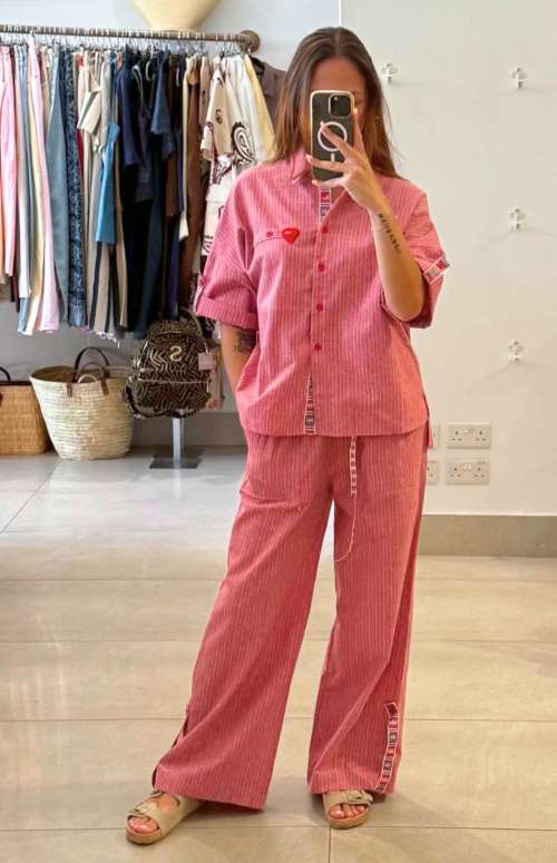 CO-ORD STRIPED | SHIRT & TROUSERS
