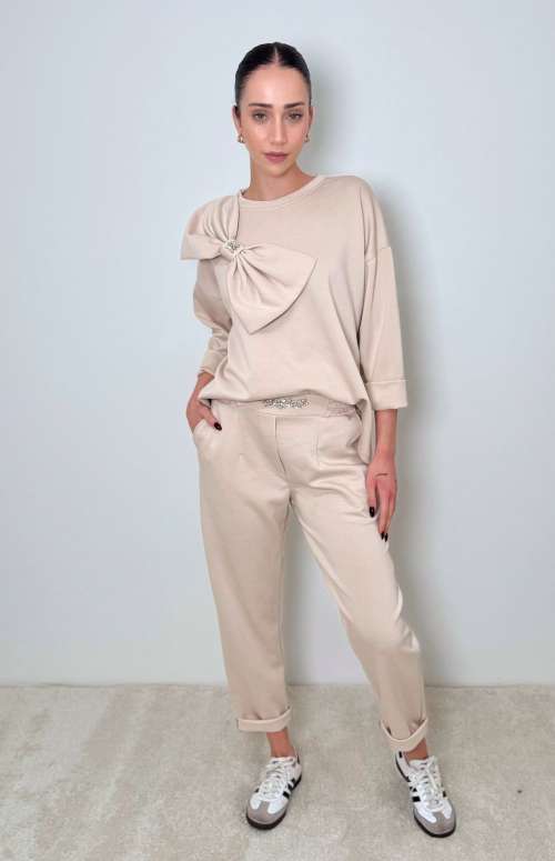 BOW CO-ORD | BEIGE