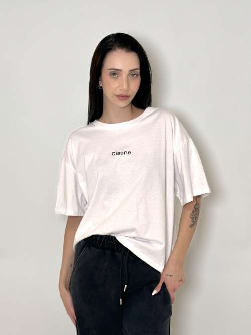 T-SHIRT CIAONE | WHITE