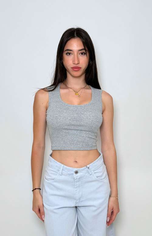 CROPPED PADDED TANK TOP