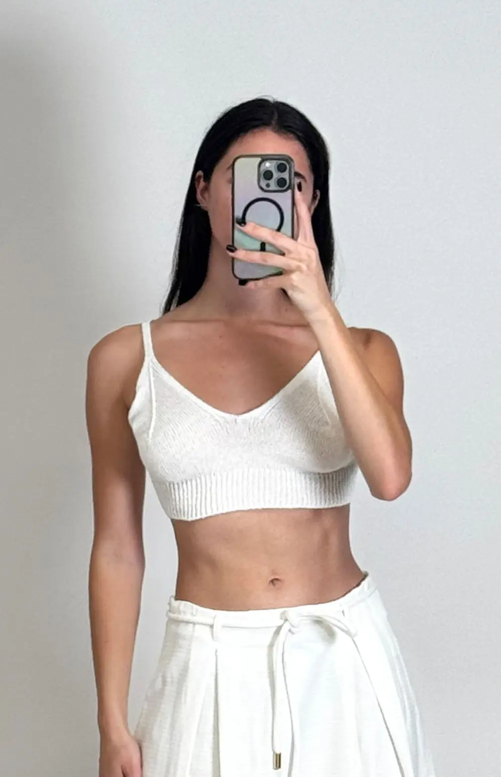 KNIT CROP TOP
