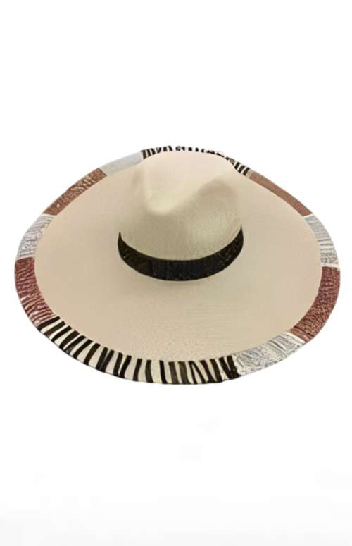 STRAW HAT | COLOURFUL TRIM