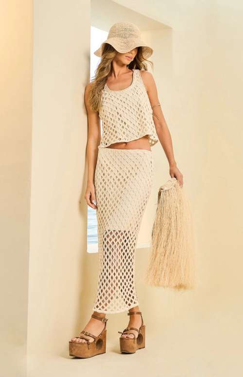 CO-ORD CROCHET | TOP & SKIRT