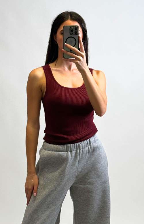 TANK TOP | BORDEAUX