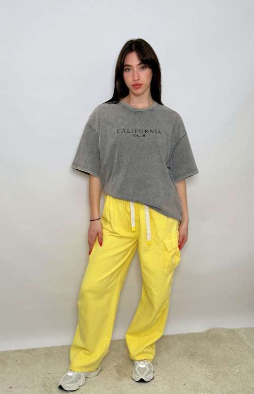 CARGO DENIM PANTS