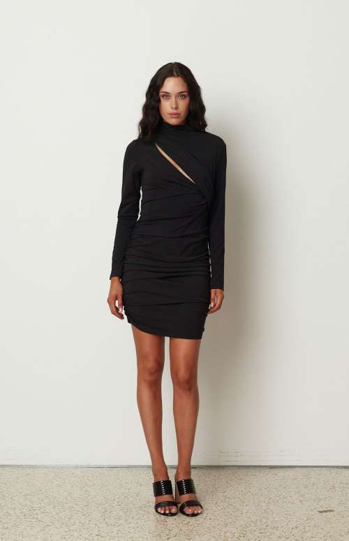 CUT OUT MINI DRESS