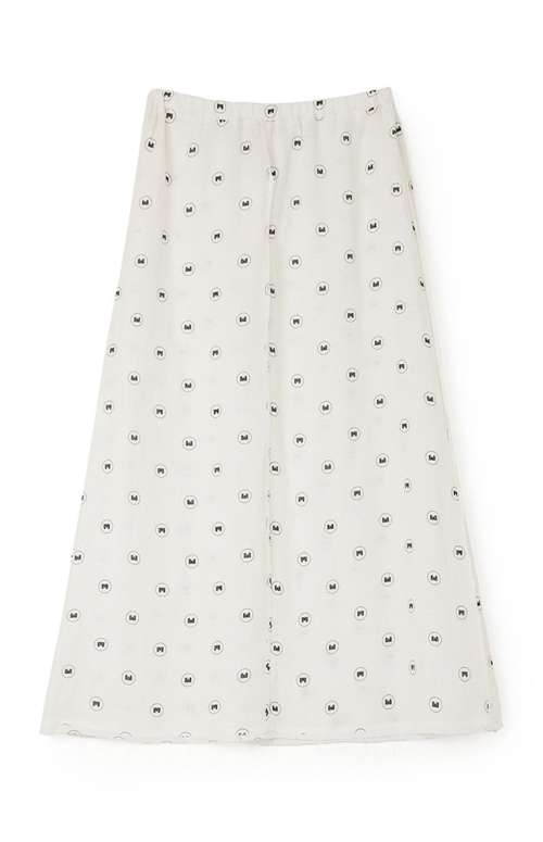 MW MIDI SKIRT | WHITE