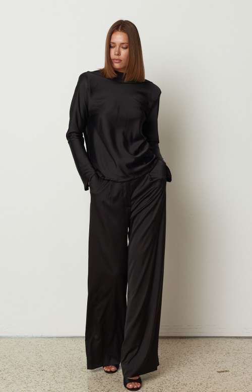 SLEEK SATIN PANTS