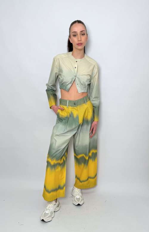 CO-ORD PRINTED | CROPPED JACKET & PANTS