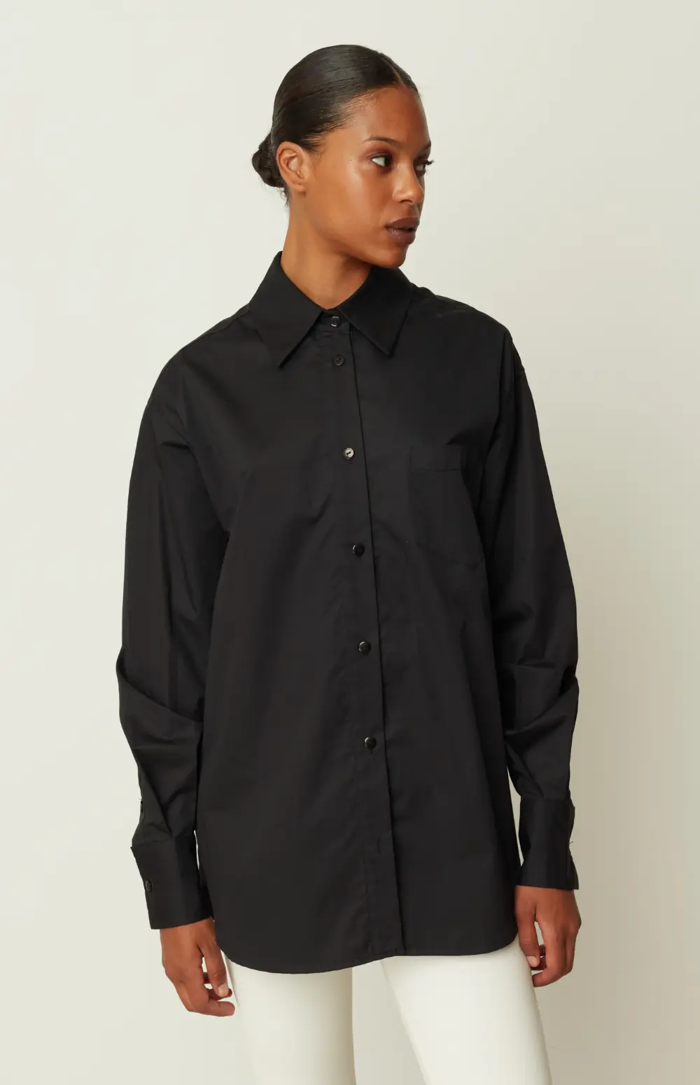 BUTTON BACK SHIRT