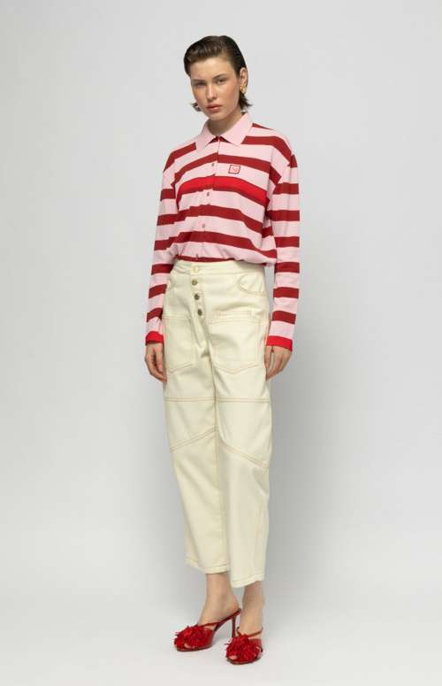 ROSSINI IVORY DENIM PANTS