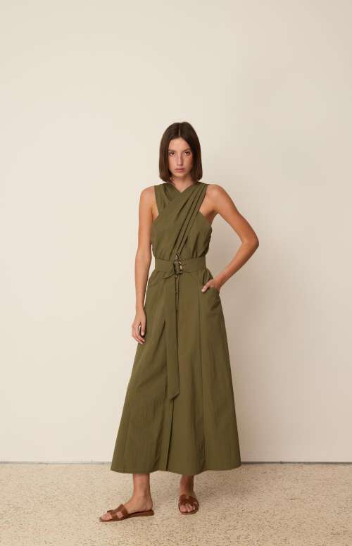 DRESS WITH BELT