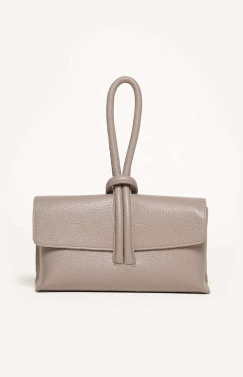 LEATHER BAG - DARK NUDE