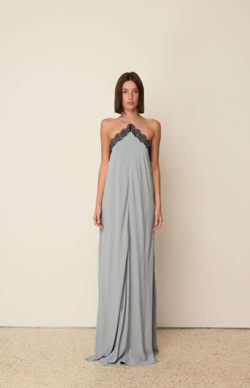 LACED MAXI DRESS