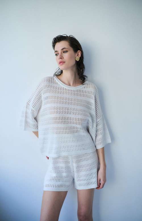 CO-ORD | KNIT BLOUSE & SHORT