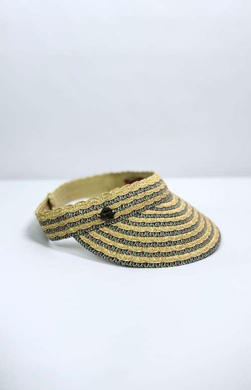 HANDMADE PAPER STRAW VISOR | COLOURFUL