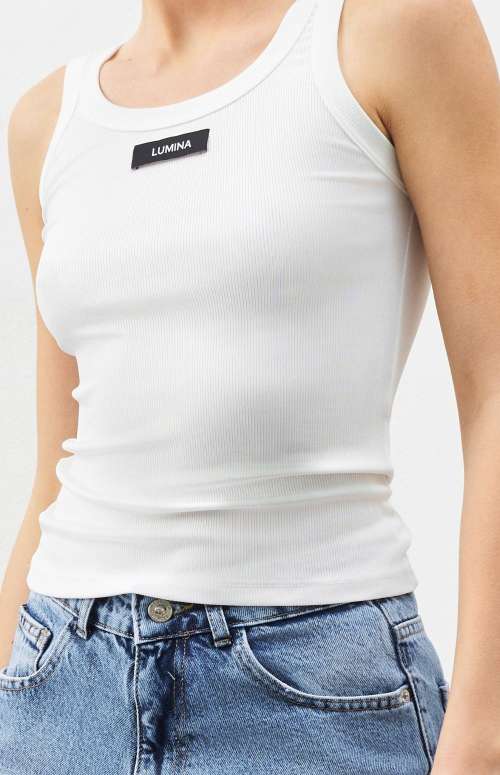 TANK TOP WITH ROUND NECKLINE