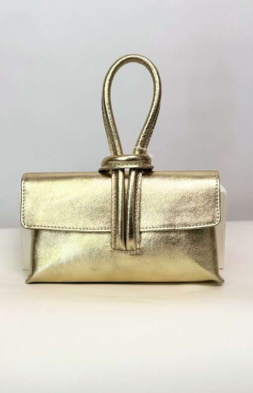 METALLIC LEATHER BAG