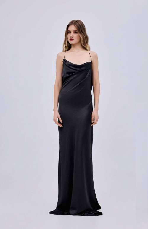 DRAPE MAXI DRESS