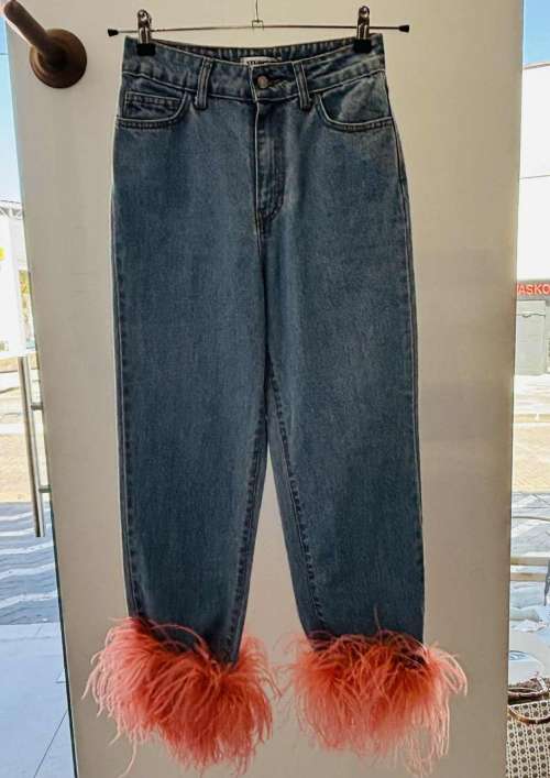 LORA DENIM FEATHER
