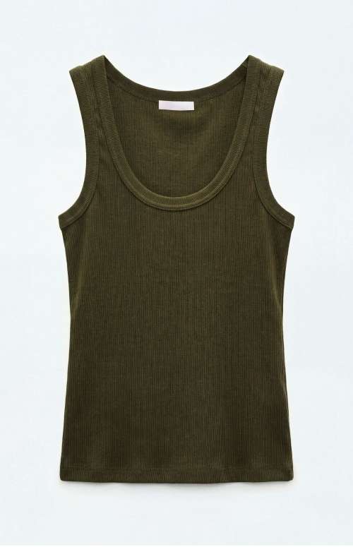 RIBBED TANK TOP