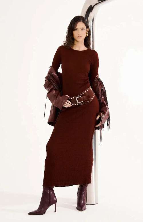 CO-ORD TEXTURED | LONG SLEEVE TOP & LONG SKIRT