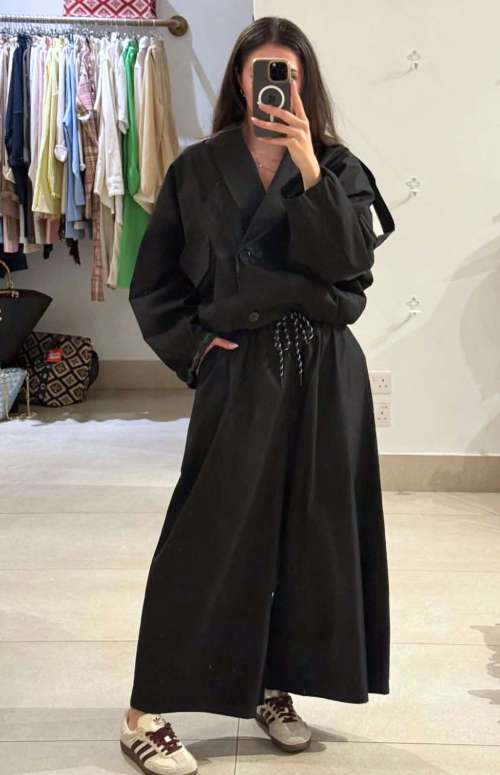 CO-ORD BOMBER JACKET & ELASTIC WAISTBAND PANTS