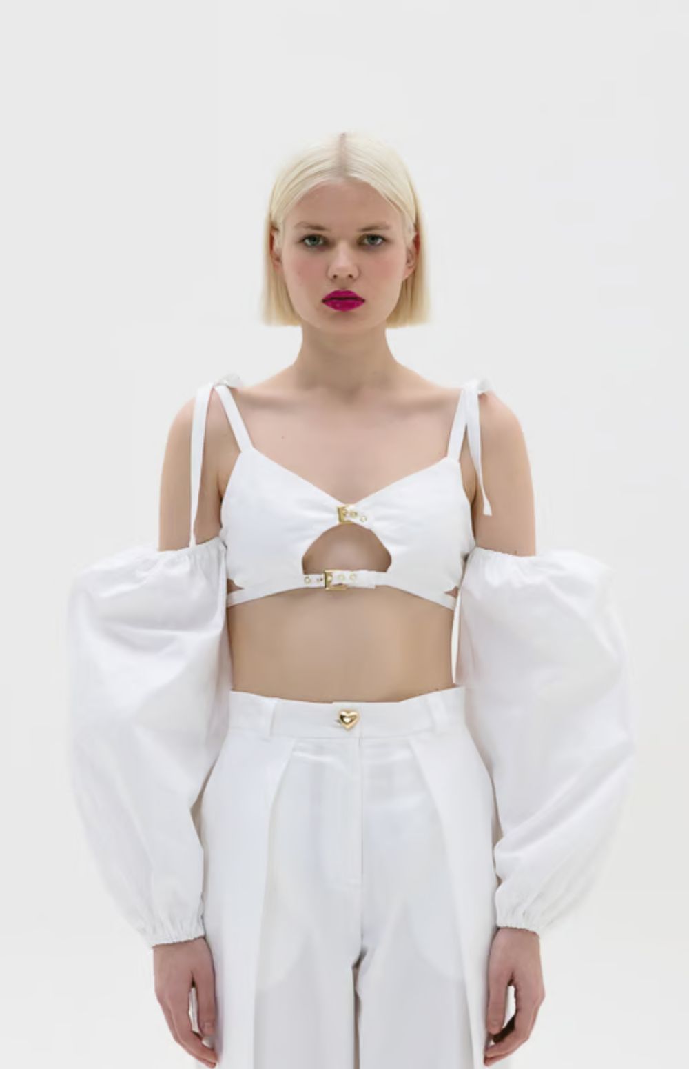 Ophelia Ruffled Crop Top