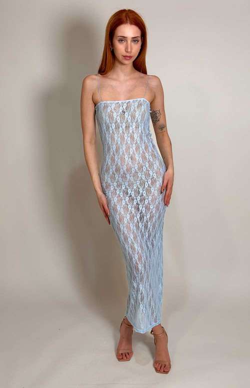 DRESS MAXI LACE