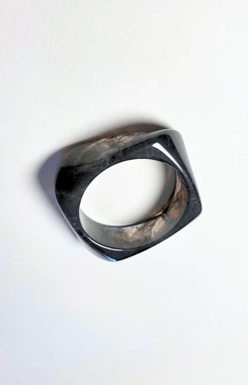 CHUNKY MARBLE-EFFECT STATEMENT BRACELET
